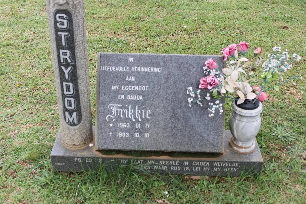 STRYDOM Frikkie 1963-1993