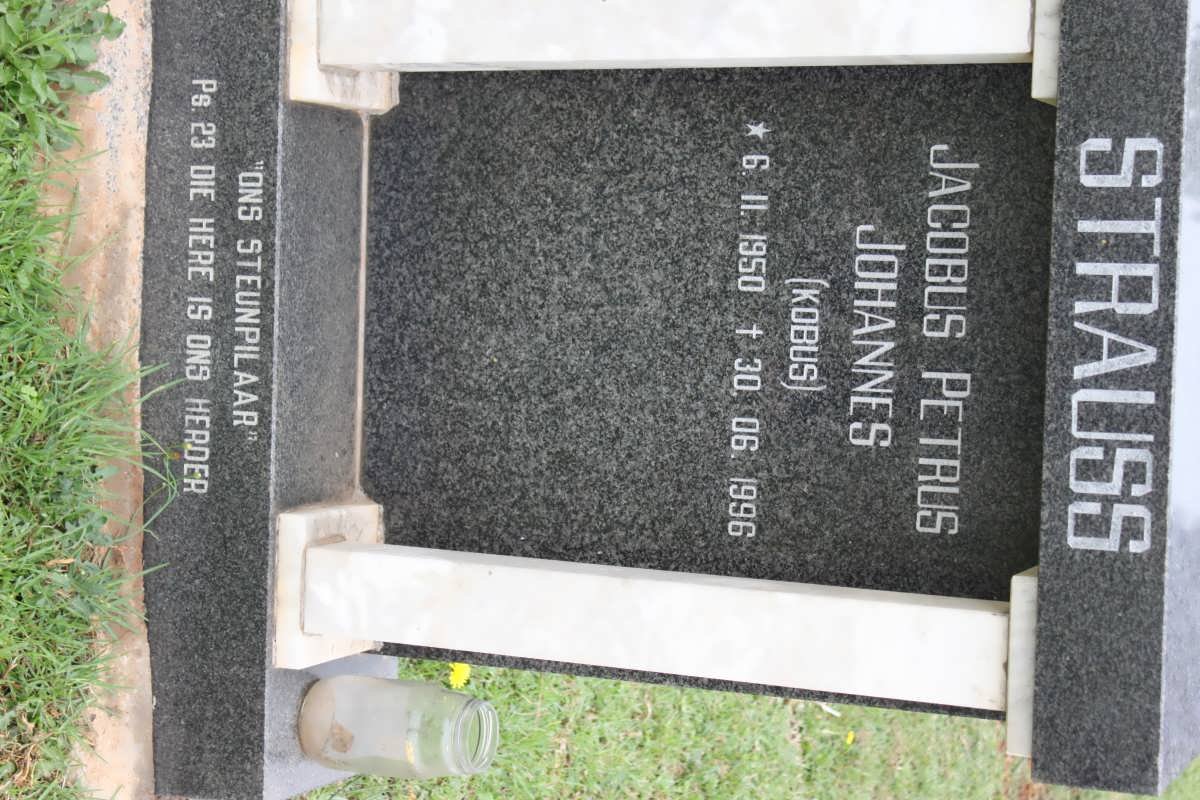 STRAUSS Jacobus Petrus Johannes 1950-1996