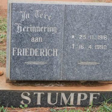 STUMPF Friederich 1916-1990