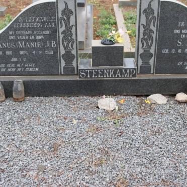STEENKAMP Hermanus J.B. 1910-1988 &amp; S.J. 1919-2007