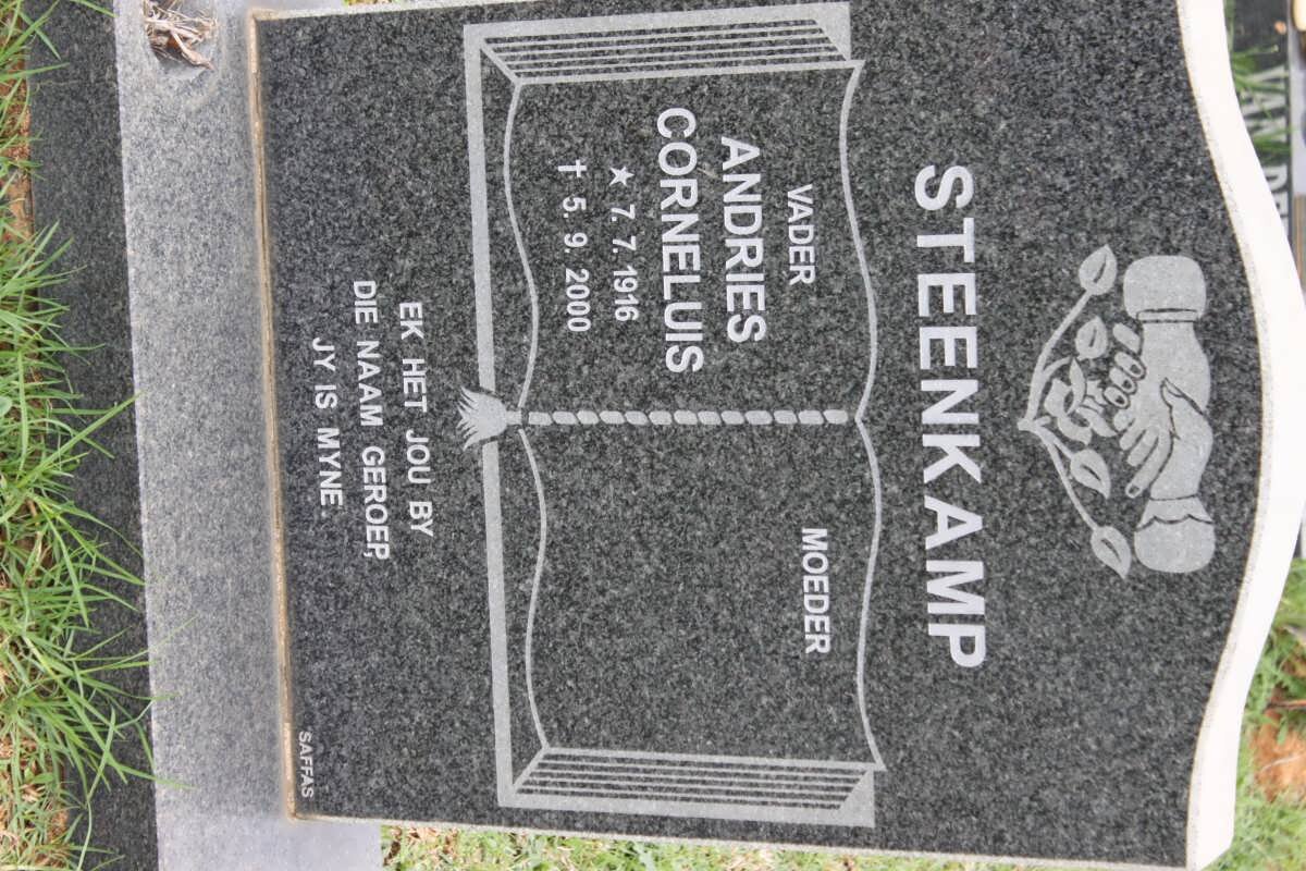 STEENKAMP Andries Corneluis 1916-2000