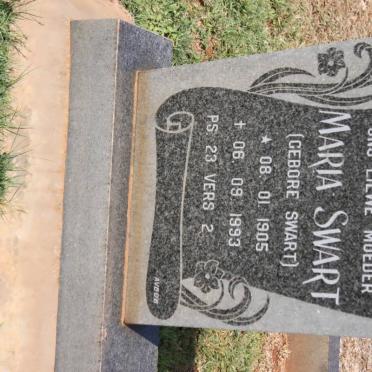 SWART Maria nee SWART 1905-1993