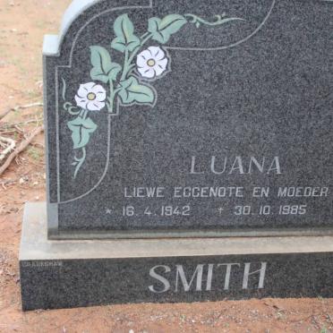 SMITH Luana 1942-1985