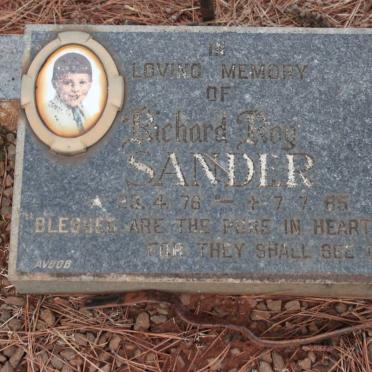 SANDER Richard Roy 1976-1985