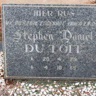 TOIT Stephen Daniel, du 1929-1985
