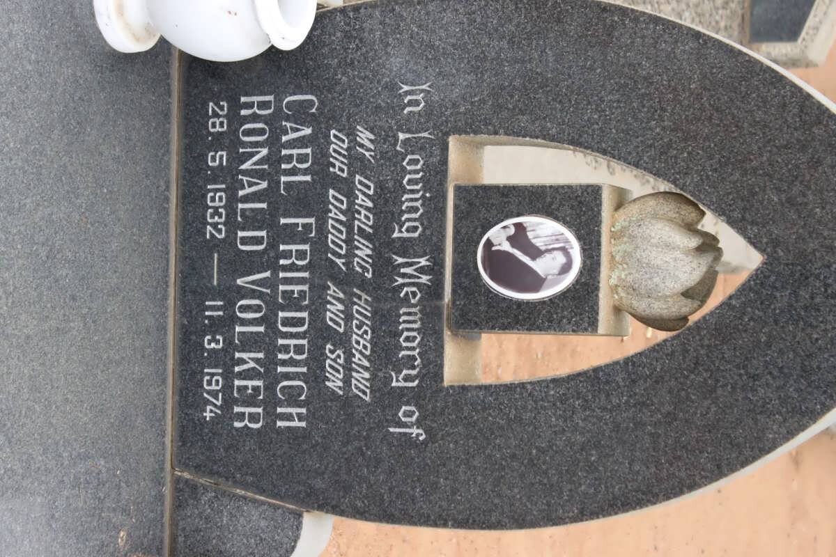 VOLKER Carl Friedrich Ronald 1932- 1974