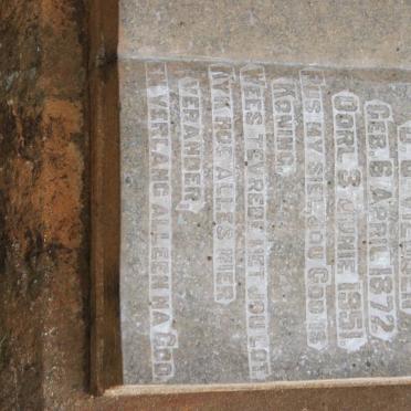 VILJOEN J.J. 1872-1951