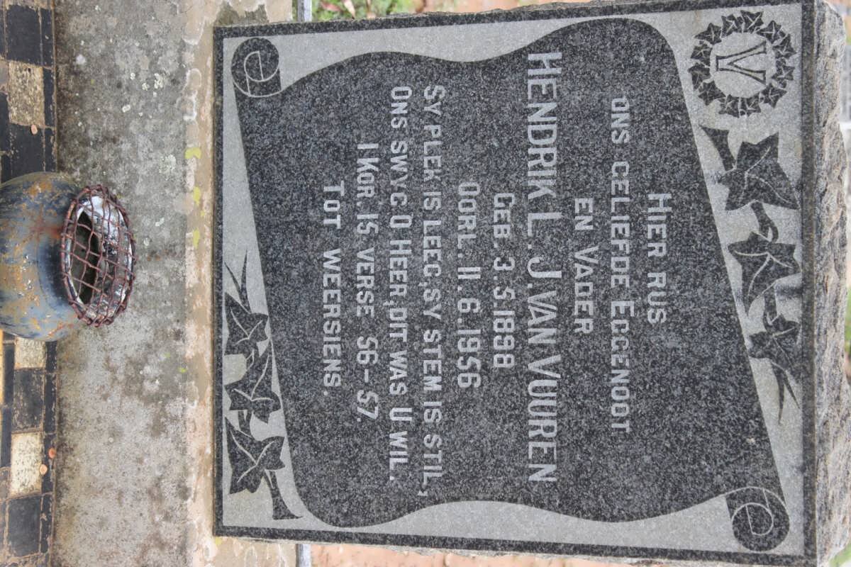 VUUREN Hendrik L.J., van 1898-1956