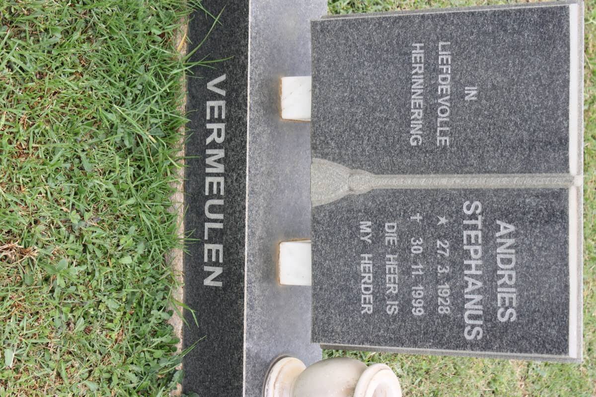 VERMEULEN Andries Stephanus 1928-1999