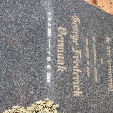 VERMAAK George Frederick 1922-1982