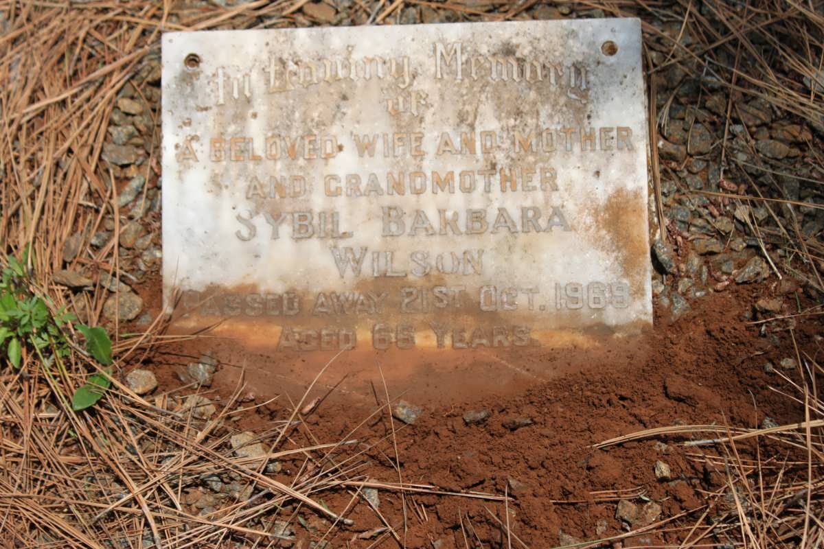 WILSON Sybil Barbara -1969