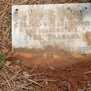 WILSON Sybil Barbara -1969