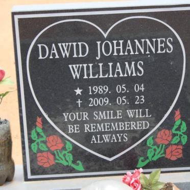 WILLIAMS Dawid Johannes 1989-2009