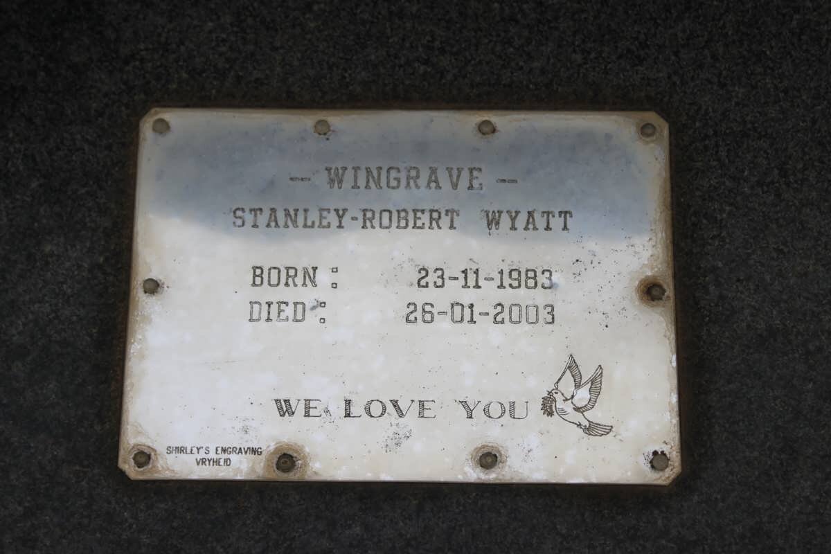 WINGRAVE Stanley-Robert Wyatt 1983-2003