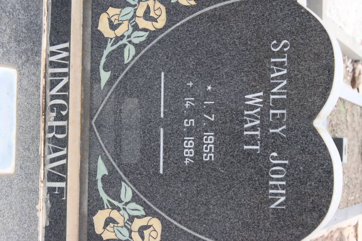 WINGRAVE Stanley John Wyatt 1955-1984