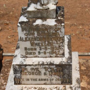 WHEELER Alexander George 1932-1942