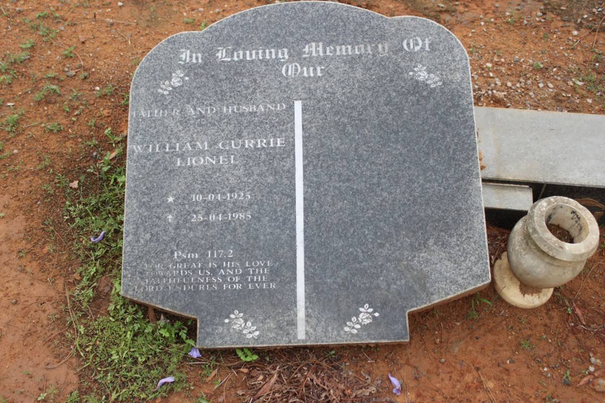 ULYATE William Currie Lionel 1925-1985