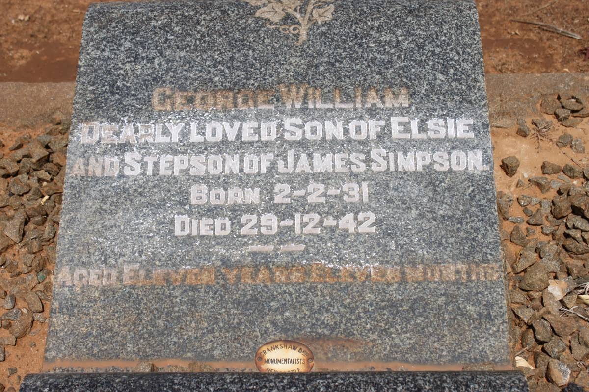 ? George William 1931-1942