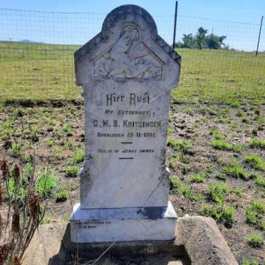 KRITZINGER G.M.S. -1892