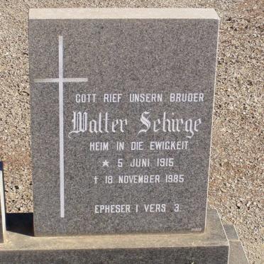 SCHIRGE Walter 1915-1985