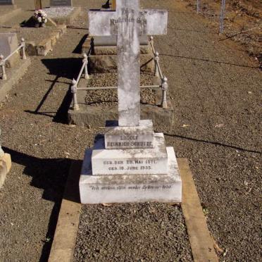 SCHUTZE Ludolf Heinrich 1871-1935