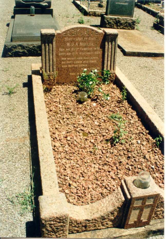 MULLER W.J.A. 187?-1937