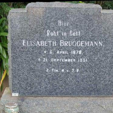BRUGGEMANN Elisabeth 1878-1951