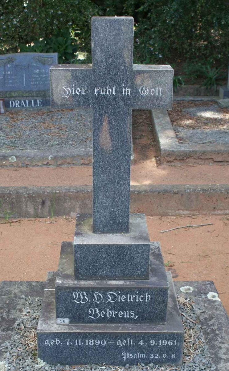 BEHRENS W.H. Dietrich 1890-1961