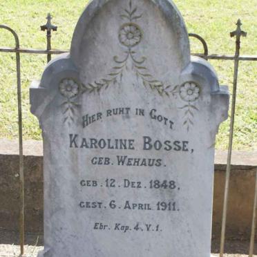 BOSSE Karoline nee WEHAUS 1848-1911