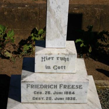 FREESE Friedrich 1884-1936