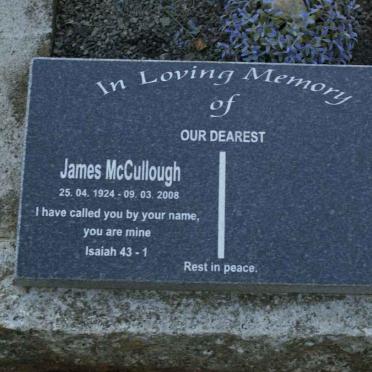 MCCULLOUGH James 1924-2008