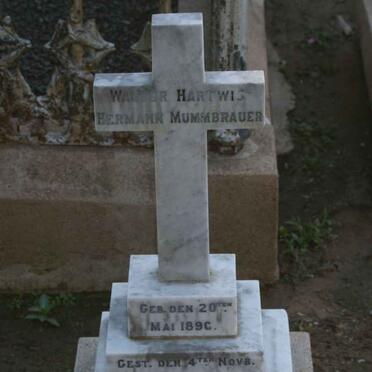 MUMMBRAUER Walter Hartwig Hermann 1896-1896