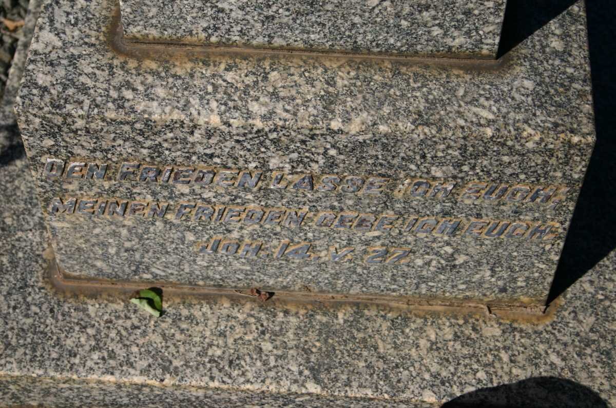 MEYER Heinrich W.C. 1977-195? &amp; Anna Catharina GEBERS 1882-1948