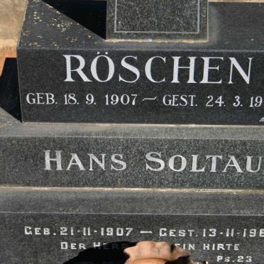 RÖSCHEN Hans Soltau 1907-1993