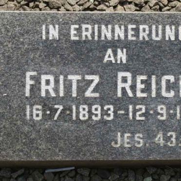 REICHE Fritz 1893-1971