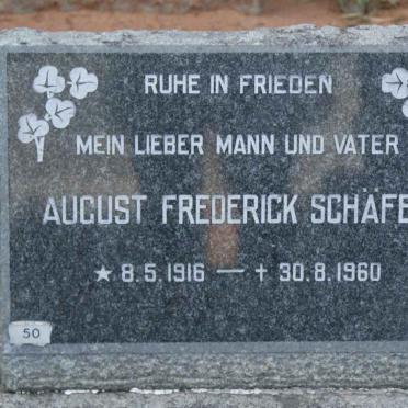 SCHAFER August Frederick 1916-1960