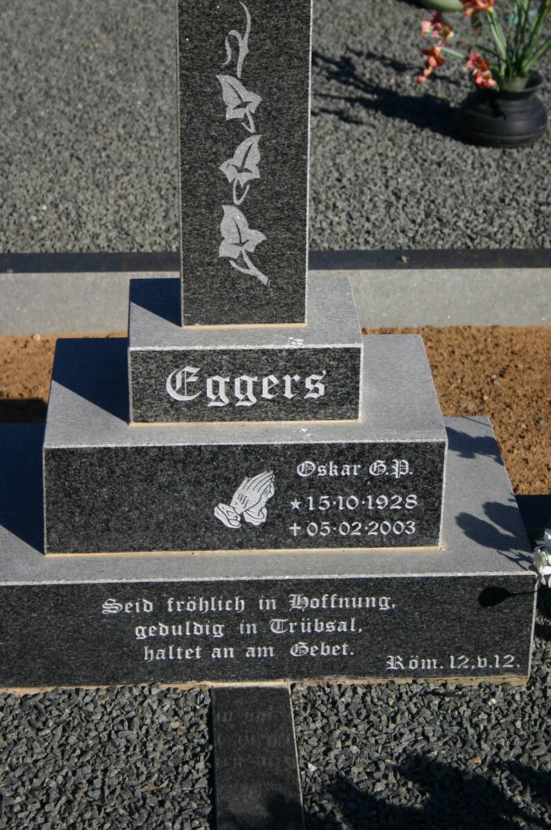 EGGERS Oskar G.P. 1928-2003