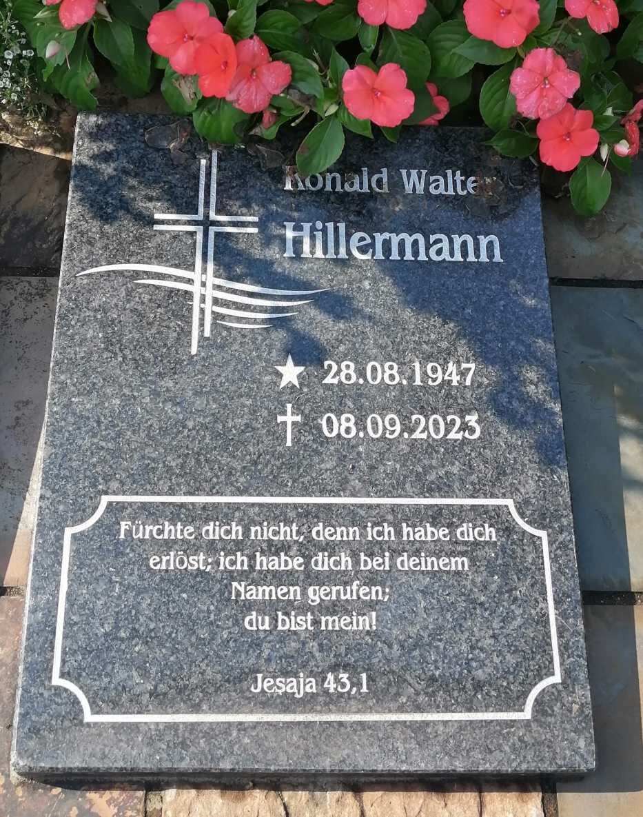 HILLERMANN Ronald Walter 1947-2023