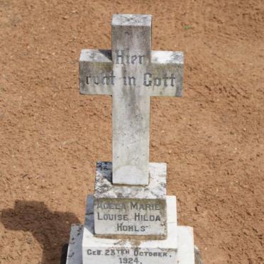 HOHLS Adela Marie Louise Hilda 1924-1926