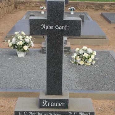 KRAMER F.L. Albert 1904-1987 &amp; H.L. Bertha ROTTCHER 1907-1998