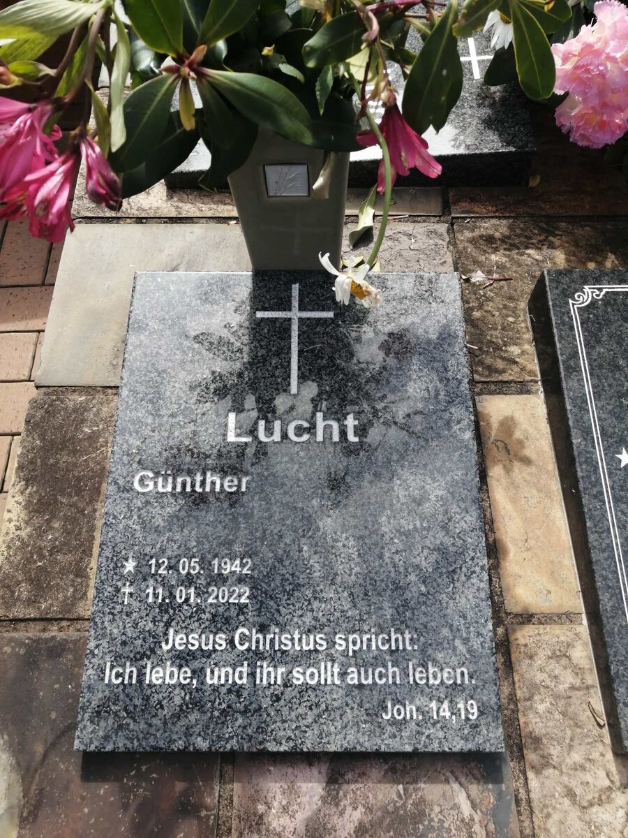LUCHT Gunther Wilhelm 1942-2022