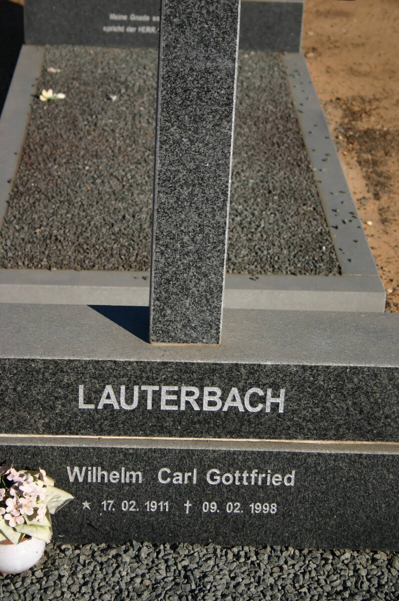 LAUTERBACH Wilhelm Carl Gottfried 1911-1998