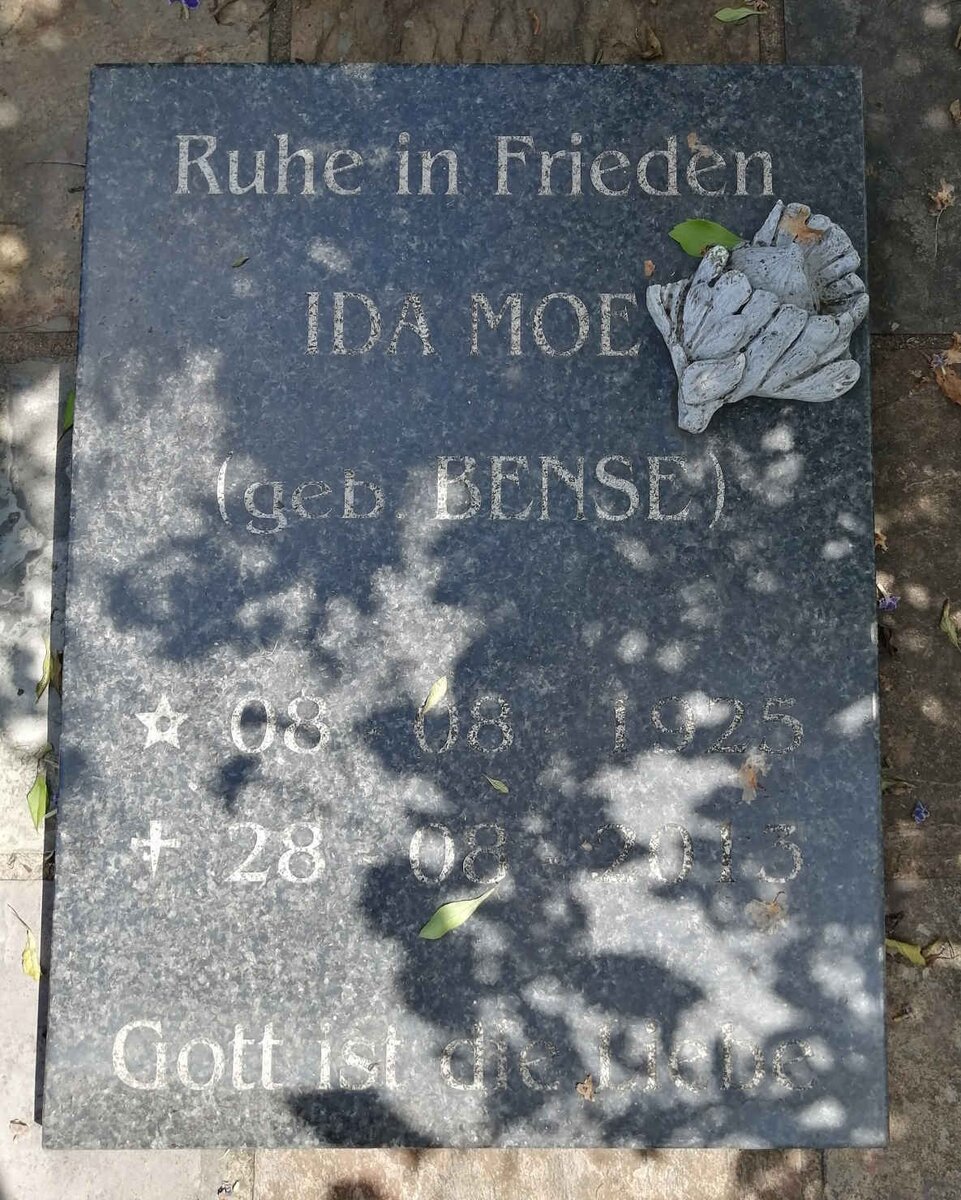 MOE Ida nee BENSE 1925-2013
