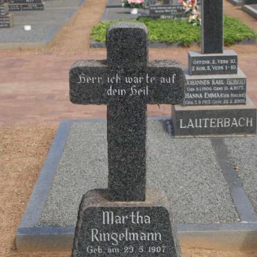 RINGELMANN Martha 1907-1993