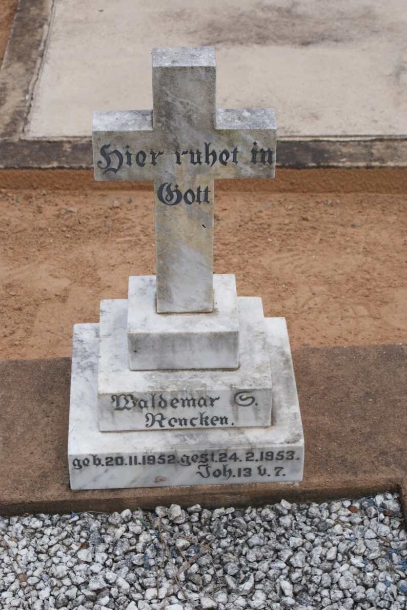 RENCKEN Waldemar S. 1952-1953