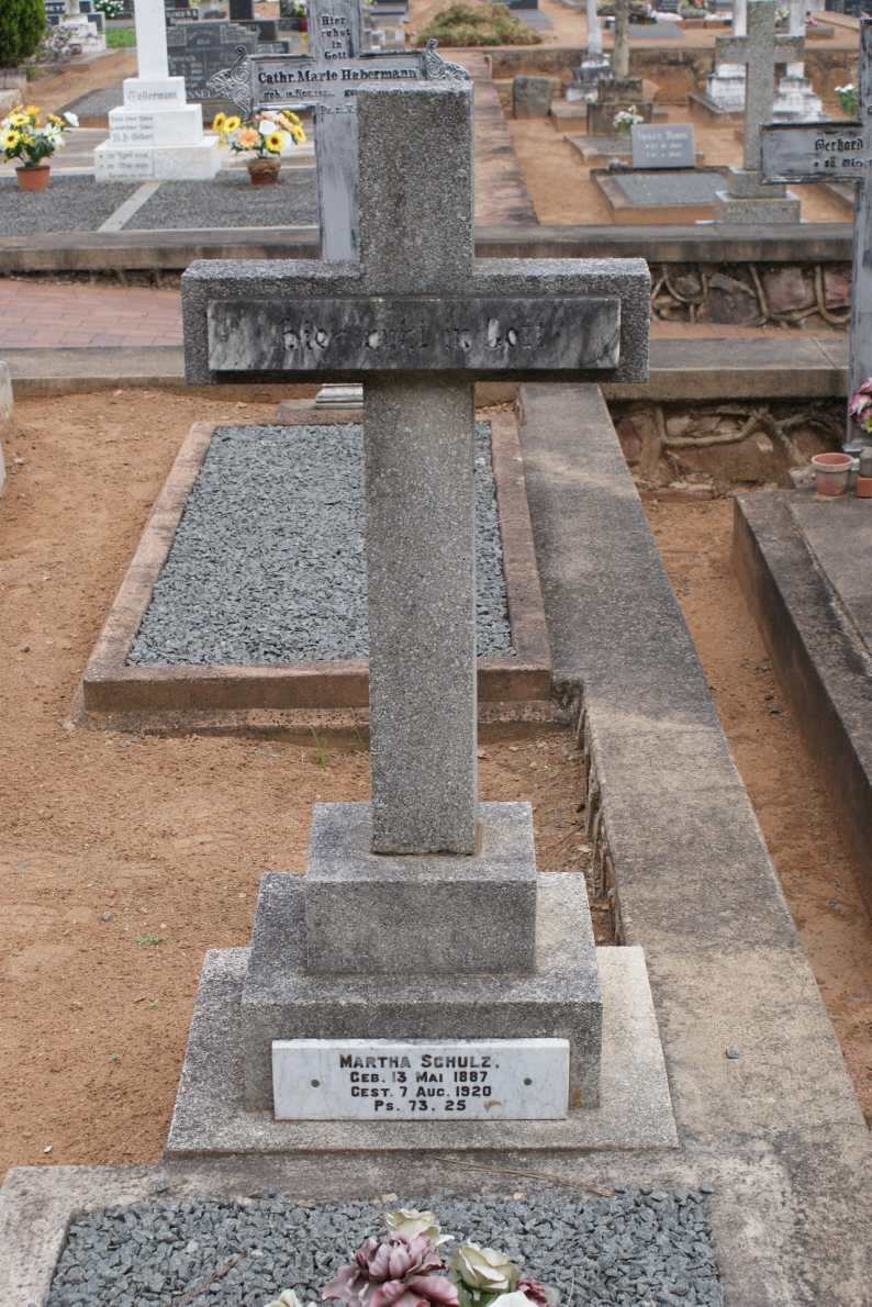 SCHULZ Martha 1887-1920