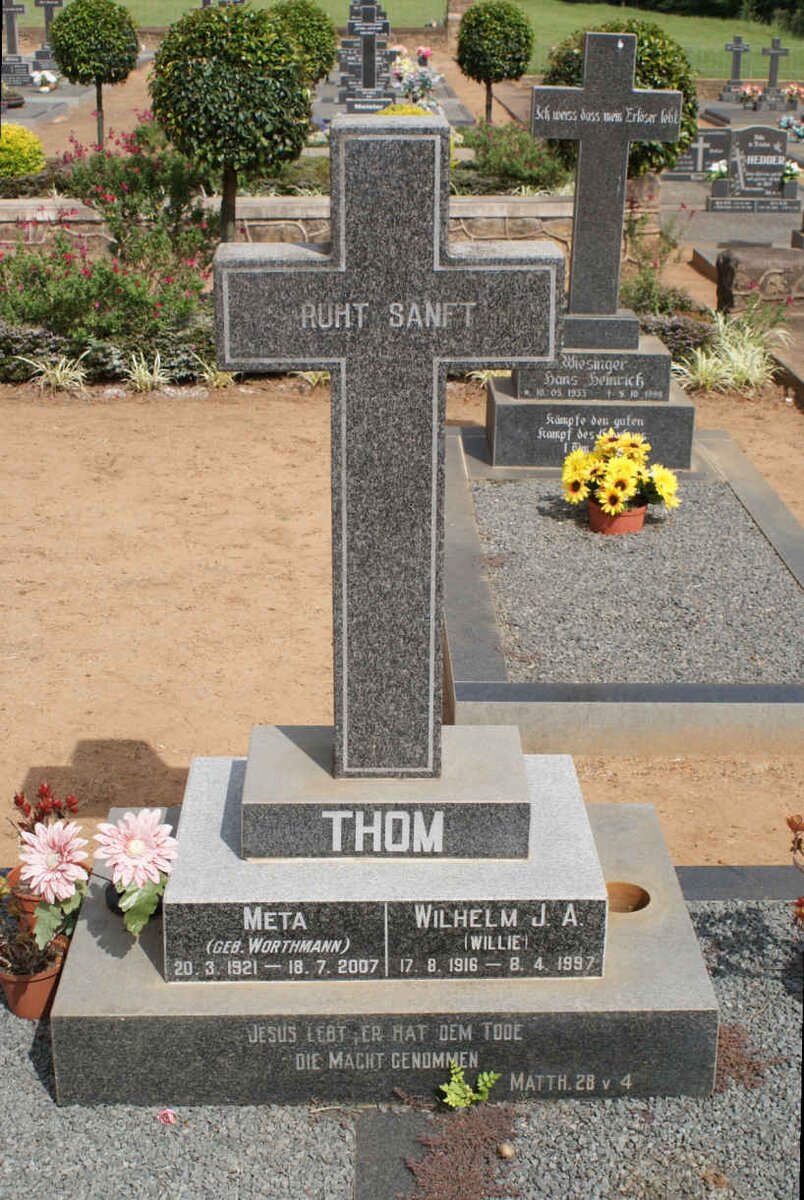 THOM Wilhelm J.A. 1916-1997 &amp; Meta WORTHMANN 1921-2007