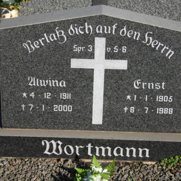 WORTMANN Ernst 1905-1988 &amp; Alwina 1911-2000