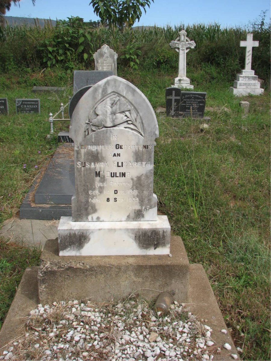 McDULING Susanna Elizabeth nee VAN ROOYEN 186?-19?9