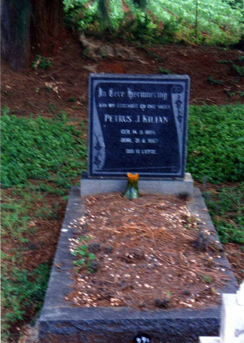 KILIAN Petrus J. -1967